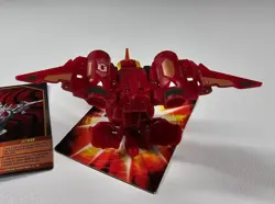Bakugan Gundalian Invaders Pyrus Helix Dragonoid 650G & Jetkor 60G w/ card - Image 3