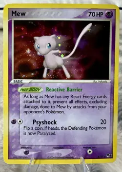 Mew Pop Series 4/17 Holo Rare 2006 Pokemon Card - Image 1