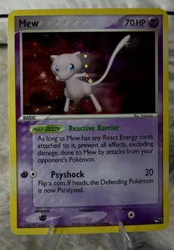 Mew Pop Series 4/17 Holo Rare 2006 Pokemon Card - Image 2