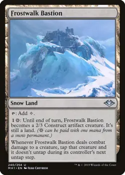 Frostwalk Bastion FOIL Modern Horizons NM Uncommon MAGIC MTG CARD ABUGames - Image 1