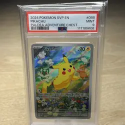Pokemon Pikachu TCG SVP 88 Black Star Promo Holo Card Full Art - Image 1