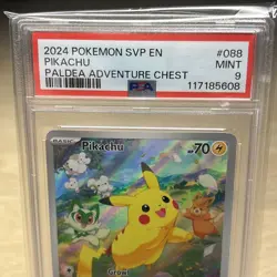 Pokemon Pikachu TCG SVP 88 Black Star Promo Holo Card Full Art - Image 3