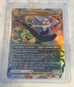 Gwen Stacy (0202) (Borderless) Marvel's Spider-Man Foil (SPM) NM MTG - Image 2