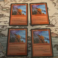 Magic the Gathering (mtg): TMP: Stone Rain (x 4) - Image 1