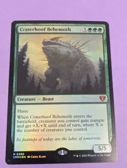 MTG Magic: Commander Masters: Craterhoof Behemoth #0280 Mythic - NM - Image 1