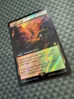 MTG Cinder Glade #1076 Surge Foil Extended Art Rare UB: Doctor Who (WHO) - Image 3