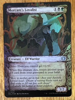 MTG: Lorwyn Eclipsed, Morcant's Loyalist - Foil Showcase - Image 1