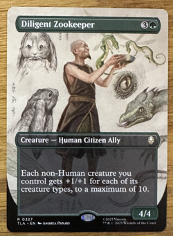 MTG Avatar: The Last Airbender, Diligent Zookeeper - Borderless - Image 1