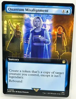 Quantum Misalignment (Extended Art), Doctor Who, MTG Magic the Gathering, REG - Image 1