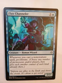 1x FLUX CHANNELER - War of the SParks - MTG - Magic the Gathering - Image 1