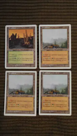 Magic: the Gathering / MtG Brushland x4 Mixed Sets - Image 1