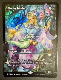 Magic: The Gathering Lorwyn Eclipsed Bloom Tender Foil NM English 0390 - Image 1