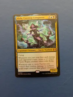 MTG Alela, Cunning Conqueror: Wilds of Eldarine Commander FOIL #3 - NM-MT - Image 1
