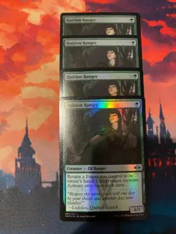 MTG Modern Horizons 2 Quirion Ranger Foil x 4, Two Etched - Image 1