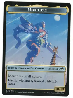 MTG Mechtitan Token Kamigawa Neon Dynasty Magic The Gathering TCG - Image 1