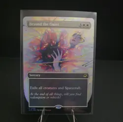 Magic The Gathering Beyond the Quiet (Borderless) Edge of Eternities Foil - Image 1