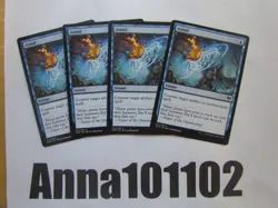 Annul x4 4x, Kaldheim Blue MTG common - Image 1