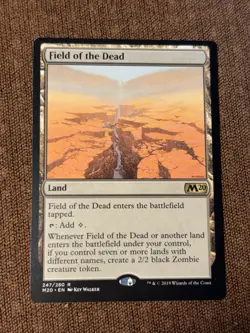 Field of the Dead, M20, Core Set 2020, MTG Magic the Gathering Modern Commander - Image 1