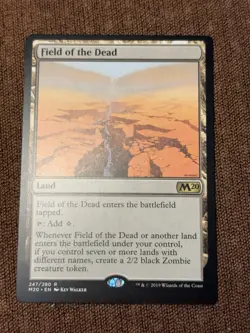 Field of the Dead, M20, Core Set 2020, MTG Magic the Gathering Modern Commander - Image 2