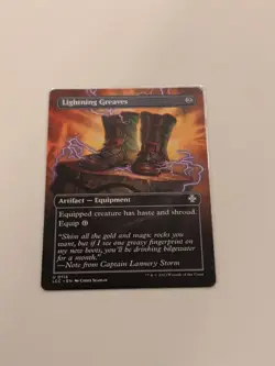 Lightning Greaves (Borderless) Commander: the Lost Caverns of Ixalan Regular - Image 1