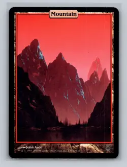 MTG, Magic The Gathering, Mountain x1, Unhinged Moderately Played - MP - Image 1