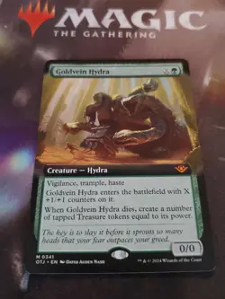 Mtg. Goldvein Hydra. Extended Art. Outlaws of Thunder Junction. Pack Fresh - Image 1