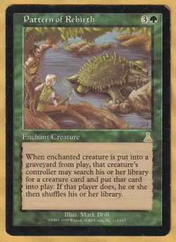 Pattern of Rebirth (Urza's Destiny, English, Rare, 1999) LP MTG - Image 1