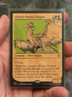 Ancient Bronze Dragon (Showcase) Commander Legends: Battle for Baldur's Gate *R* - Image 1