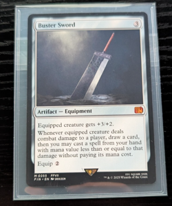 Buster Sword 255 - MTG FF - Mythic Non-Foil - Mint/NearMint Condition - Image 1