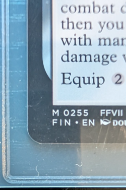 Buster Sword 255 - MTG FF - Mythic Non-Foil - Mint/NearMint Condition - Image 5