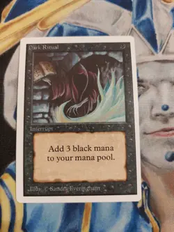 Dark Ritual MTG Unlimited Common Black Instant Slightly Played x1 GG13 - Image 2
