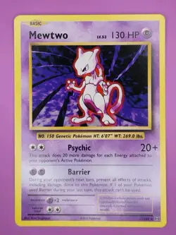 Mewtwo 51/108 Evolutions Regular Finish Rare Pokemon Card - Image 1