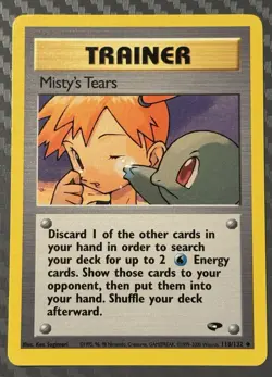 Pokemon TCG Gym Challenge Misty's Tears 118/132 - Image 1
