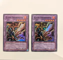 2x Flame Swordsman LOB-003 Unlimited Super Rare MP - Image 1