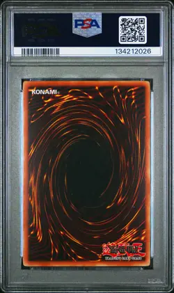 2003 YU-GI-OH! STARTER DECK: PEGASUS #001 RELINQUISHED PSA 7 - Image 2