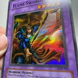 Flame Swordsman - LOB-003 - Super Rare - Unlimited Edition - MP/HP - Image 2