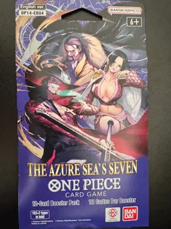 OP-14 25 Sleeved Packs Of One Piece TCG Azure Seas Seven Same Day Free Shipping - Image 1