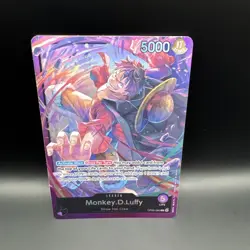 Monkey.D.Luffy OP05-060 Leader SD 18 PURPLE Holo Foil One Piece TCG NM - Image 1