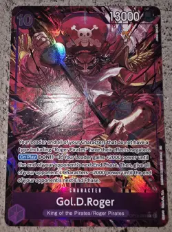 One Piece TCG Gol D Roger Alt Art SR OP-013 Carrying On His Will English - Image 1