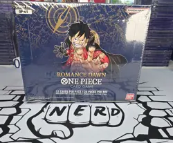 One Piece OP-01 Romance Dawn NEW SEALED Booster Box English White Bottom - Image 1