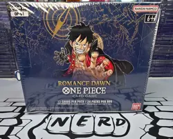 One Piece OP-01 Romance Dawn NEW SEALED Booster Box English White Bottom - Image 2