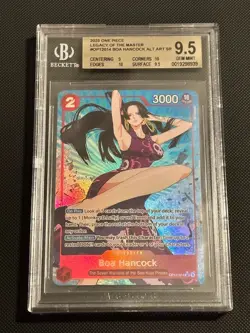 Boa Hancock OP12-014 SR ALT ART - Legacy of Master - One Piece CCG BGS 9.5 Pop 2 - Image 1
