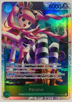 One Piece TCG - The Azure Sea's Seven - Perona OP14-033 SR - Image 1