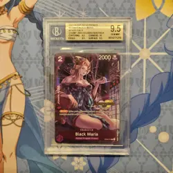 2023 One Piece Champ Celebration Pack Promo Black Maria Silver Foil #011 BGS 9.5 - Image 1