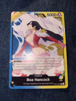 🔥 One Piece The Azure Sea’s Seven Boa Hancock OP14-041 Leader Base English 🔥 - Image 1