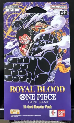 One Piece TCG OP-10 Royal Blood Sleeved Booster Pack- Sealed - Image 1