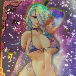 Maiden Party Series #5 -LXR Card - Goddess Story - LXR-003 - Mei Mei Bikini Foil - Image 2