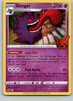 Gengar Trick or Trade 2022 Holo Pokemon Card NM - Image 1