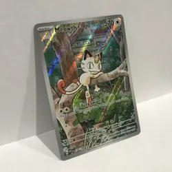 Phantasmal Flames Meowth English 106/094 IR MINT FRESH - Pokemon TCG Card - Image 2