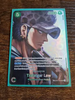 One Piece Card Game CCG TCG Trafalgar Law Op01-047 NM Alternate Art SR SP - Image 1